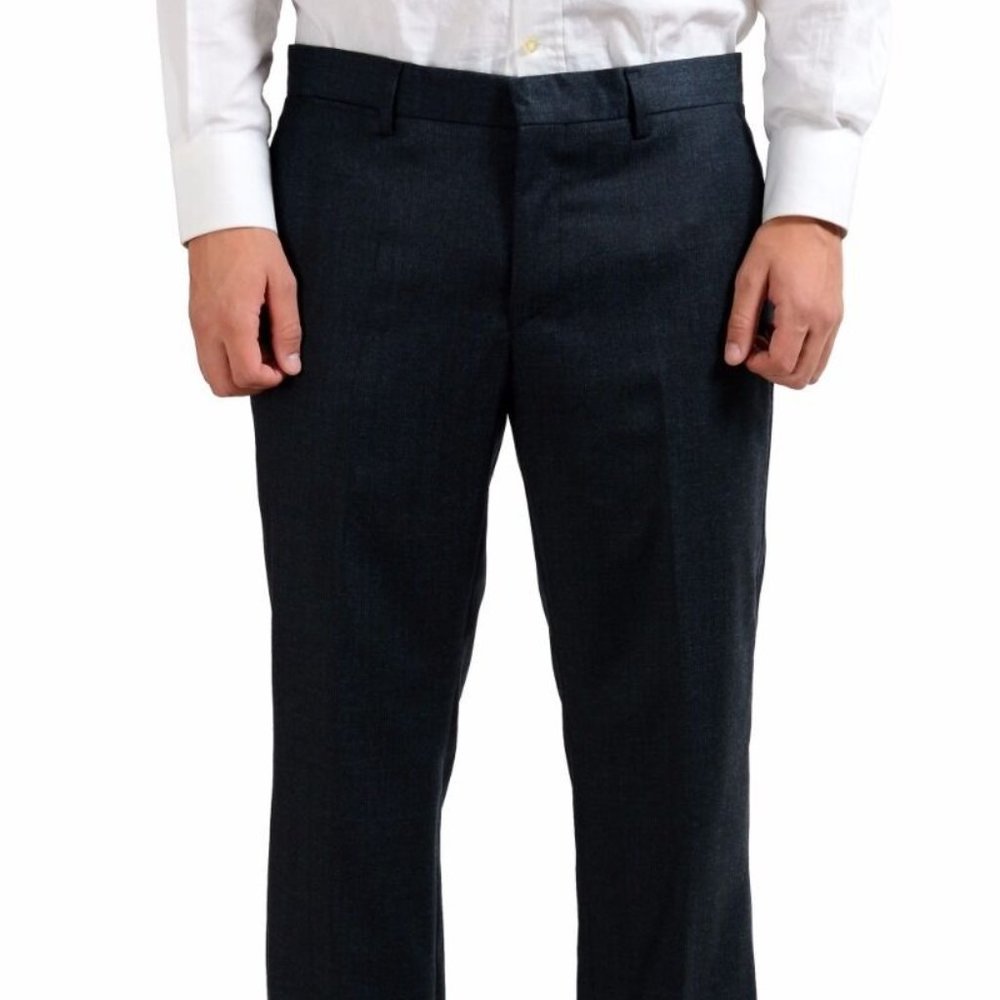 Versace Collection Wool Gray Two Button Men's Suit - Picture 7 of 11